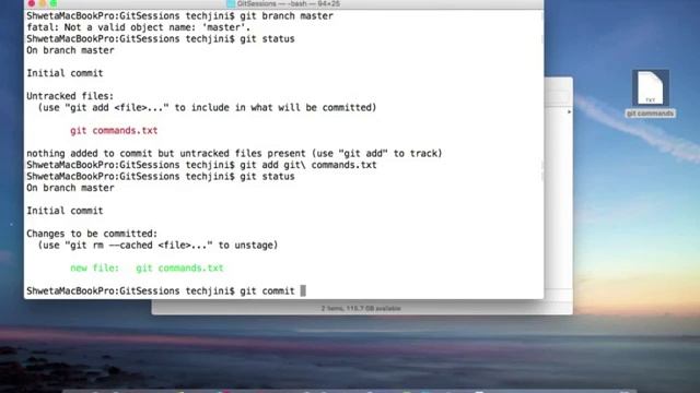 Git Branch Create & Checkout смотреть онлайн