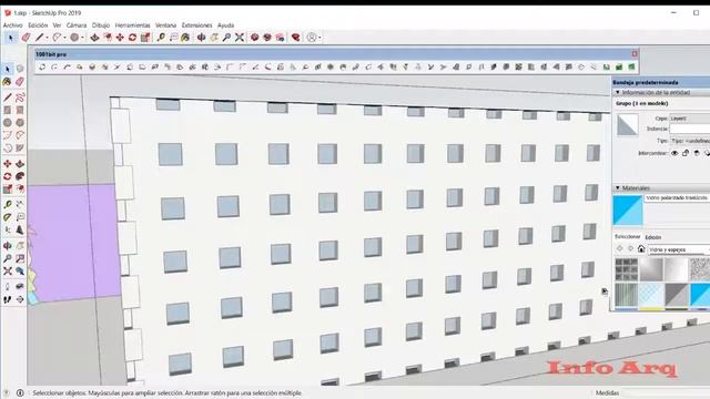 Create grilles grating or perforated screens / 1001bit plugin SketchUp смотреть онлайн