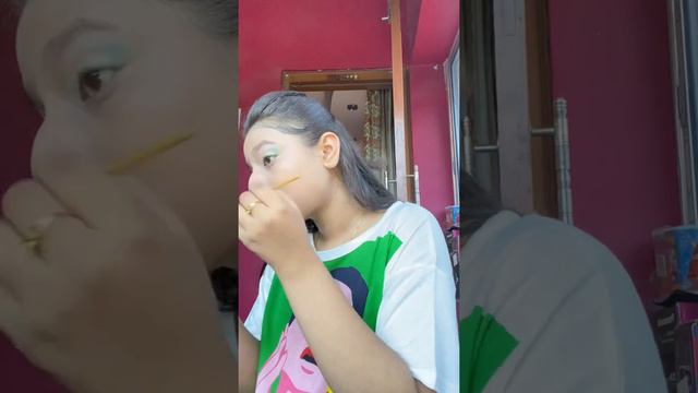 Neon Green Makeup Look 🍃💚 || THE BONG CASE || смотреть онлайн