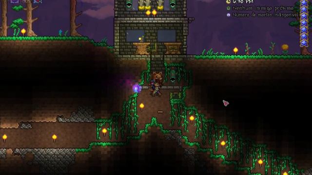 mostrando minha base no Terraria (em slowmotion pq meu note é fraco) смотреть онлайн
