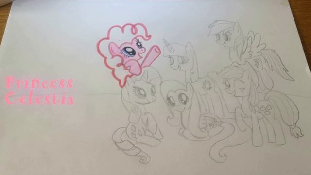 Я Рисую Шестерку Пони/ Speed paint смотреть онлайн