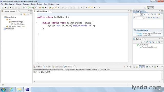 3-2. Exploring the Eclipse IDE java essential training смотреть онлайн