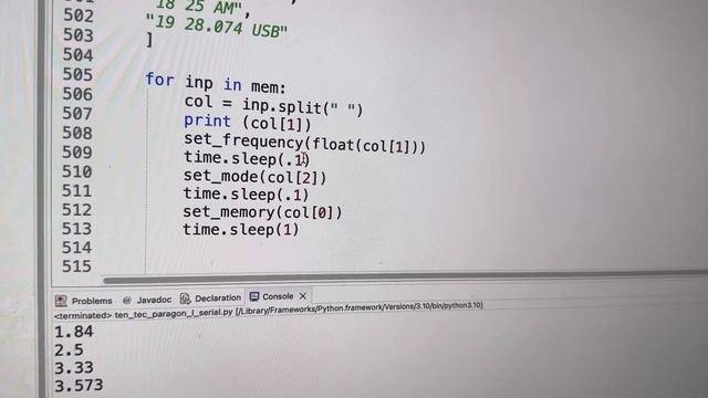Ten tec Paragon 1 load memories from a Python program after radio reset смотреть онлайн