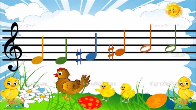 Вышла курочка гулять