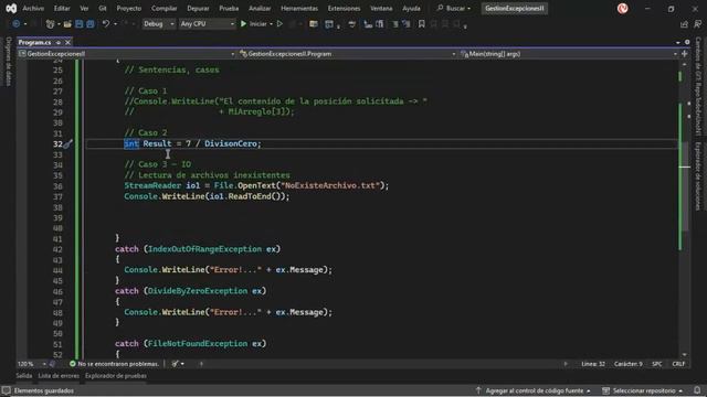 TodoEnUNo Vídeo 17 Practicando con EXCEPCIONES 2 C# смотреть онлайн