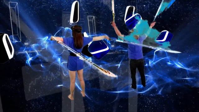 Beat Saber || Eiffel 65 - Blue (Da Ba Dee) Mixed Reality--Duo смотреть онлайн