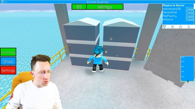 ПРЫЖОК С ПАРАШЮТОМ В ROBLOX С НИКОЛЬ | DAMON смотреть онлайн