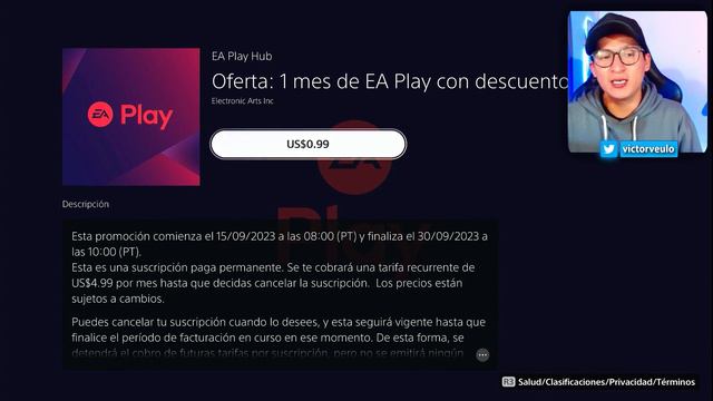 JUGAR LAS 10 HORAS DE EA FC 24 CON 1 DÓLAR 🤑 CON EA PLAY.