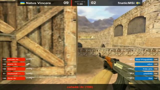 Na`Vi vs fnatic Game 1 MSI Beat It! RU 2011 смотреть онлайн