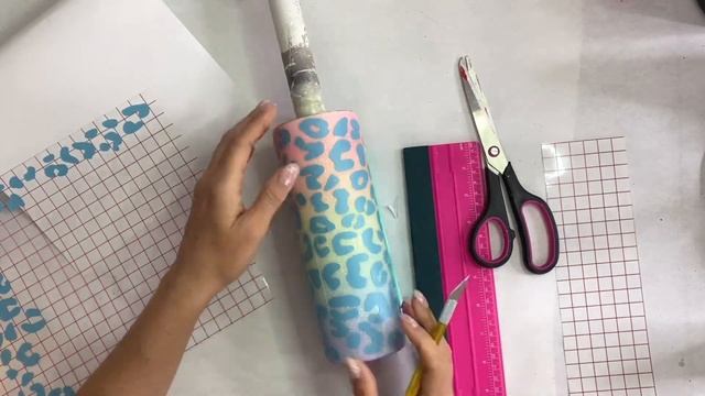 Leopard Peek-A-Boo Tumbler Tutorial смотреть онлайн