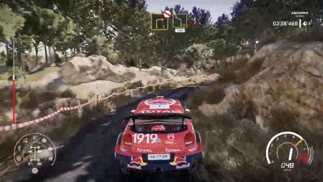 WRC 8 PS4 Tour De Corse Pietrosella Citroen C3 WRC Dynamic Weather смотреть онлайн