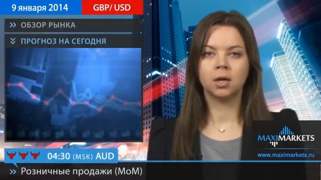 09.01.14 - Прогноз курсов валют. Евро, Доллар, Фунт. MaxiMarkets смотреть онлайн