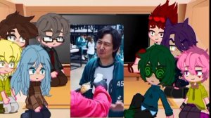 реакция 13 карт на игру в кальмара ( 2/?)