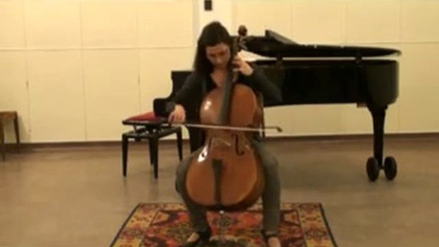 Anna Nagy plays Bach Allemande смотреть онлайн