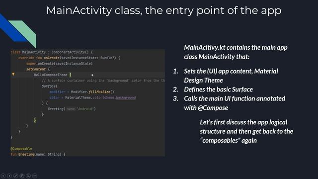 Course in (Jetpack Compose) Kotlin on Android. Android OS. Android Studio HelloWorld Application смотреть онлайн