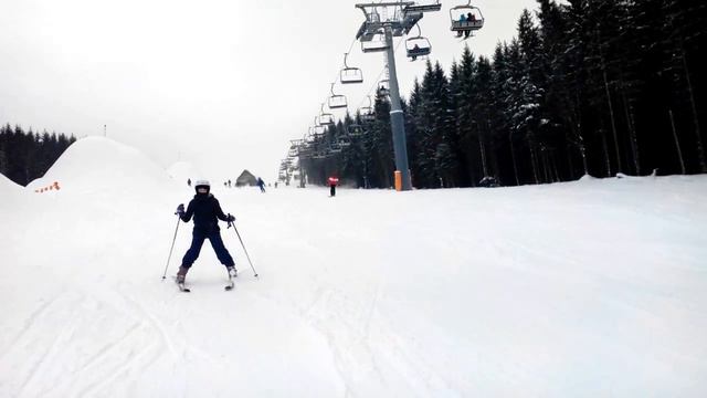 Буковель 2015. Трасса 17. смотреть онлайн