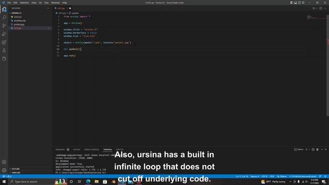 Ursina Engine Basics | Shapes, Models and Window customization смотреть онлайн
