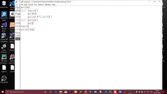 scope of the variables in python (tamil) | tamil p-24 | Quick through смотреть онлайн