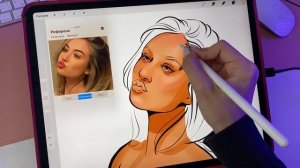 Как рисовать стикер- портрет если НЕ УМЕЕШЬ РИСОВАТЬ| нужный лайфхак