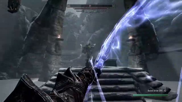Skyrim NO DAMAGE dragon priest revered dragon and draugr deathlord смотреть онлайн