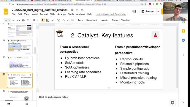BERT classifier fine-tuning with PyTorch, HuggingFace, and Catalyst. Part 1. Intro смотреть онлайн