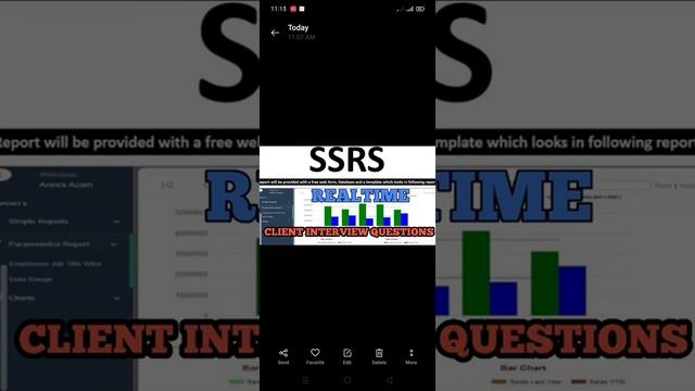 SSRS REALTIME CLIENT INTERVIEW QUESTIONS &ANSWERS #ssrs #clientinterview смотреть онлайн