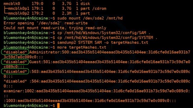 Ophcrack - Windows password cracker смотреть онлайн