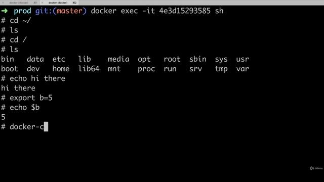 22. Docker: Getting a Command Prompt in a Container смотреть онлайн