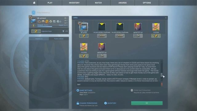 NEW CSGO BUG! BOTS KILL LOBBIES! 99999 WINNING MATCHES?! смотреть онлайн