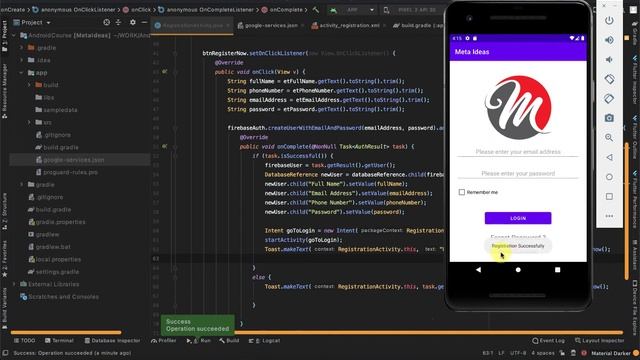 38 - Firebase Database Final Part смотреть онлайн