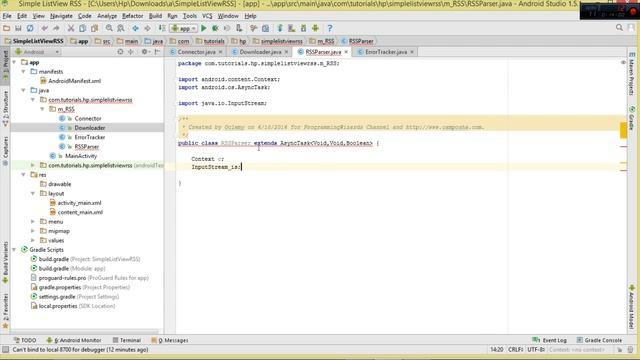 Android RSS Feed XML Ep.02 : ListView - Show HeadLines [AsyncTask] смотреть онлайн