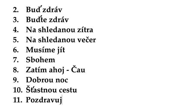 Приветствие и обращение на чешском языке. Урок 12. Чешский с нуля по плейлистам смотреть онлайн