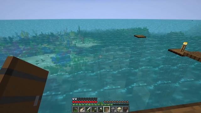 Minecraft Waterworld: Nether & Water Breathing! | E02 |1.13 Update Aquatic Vanilla Survival (SSP) смотреть онлайн
