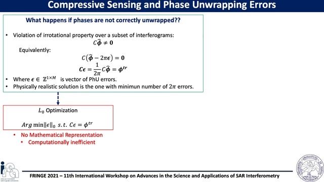 ID 439 Mitigation of Phase Unwrapping Errors in Multi temporal DInSAR смотреть онлайн