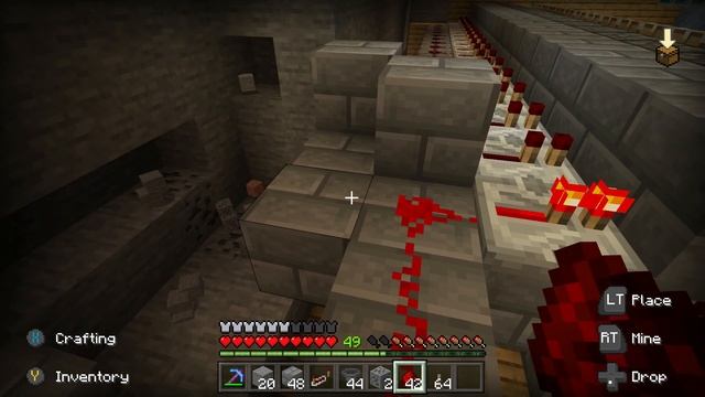 How to make an Auto Potion Brewing Station (Minecraft Bedrock Edition: Hardcore Survival)-33 смотреть онлайн