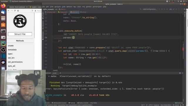 Rust: rusqlite tutorial (part 1) смотреть онлайн