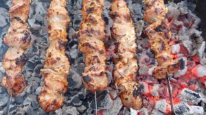 Шашлык в маринаде из лукового пюре