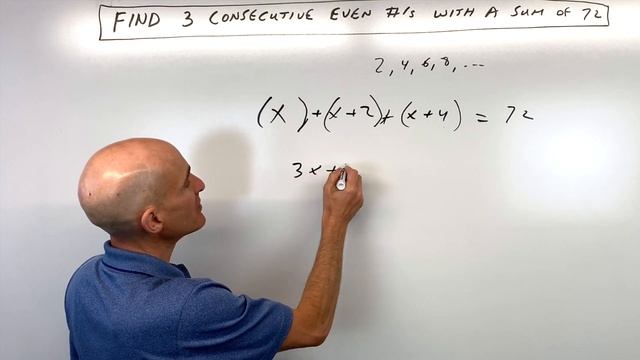 Find 3 Consecutive Even Integers with a Sum of 72 смотреть онлайн