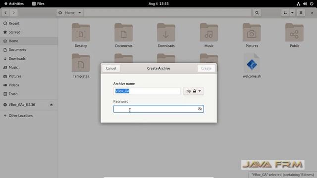 How to Create a Password Protected Zip File in Oracle Linux 9 using GUI смотреть онлайн