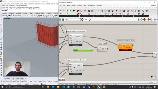 Wasp for Grasshopper #101 - Tutorial #011: Editing Connections смотреть онлайн