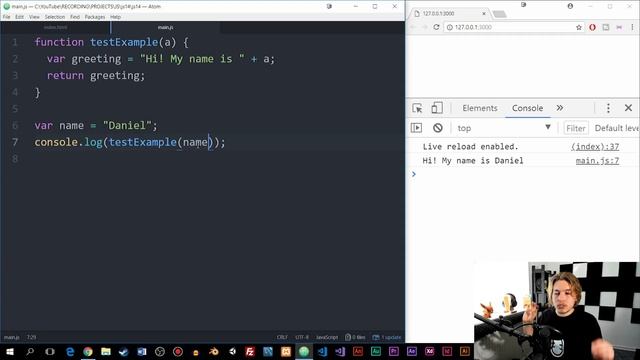 14: How to Create JavaScript Functions | JavaScript User Defined Functions | JavaScript Tutorial смотреть онлайн