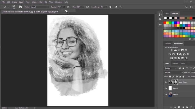How to convert you Image into A Pencil Sketch in Photoshop. Photoshop Pencil Sketch effect tutorial смотреть онлайн