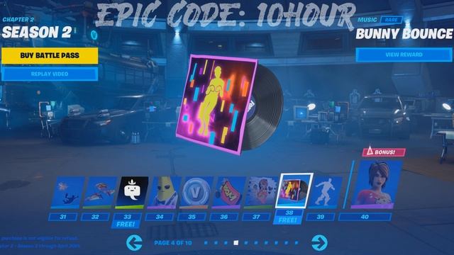 FORTNITE BUNNY BOUNCE LOBBY MUSIC (season 2 battle pass) смотреть онлайн