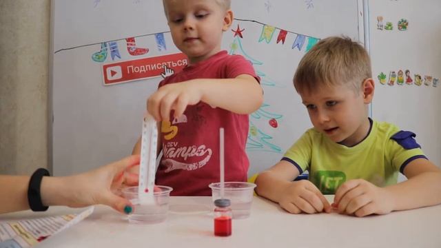 Эксперимент с термометром / Измерение температуры / Свойства теплой и холодной жидкости смотреть онлайн