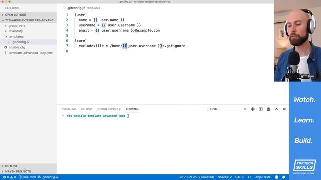 Ansible Advanced Template Loops Tutorial - Use Loop Vars in Your Templates смотреть онлайн