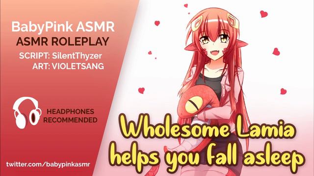 ASMR Roleplay - Wholesome Lamia helps you fall asleep (Monster girl, Hissing, Cute, Accent) смотреть онлайн