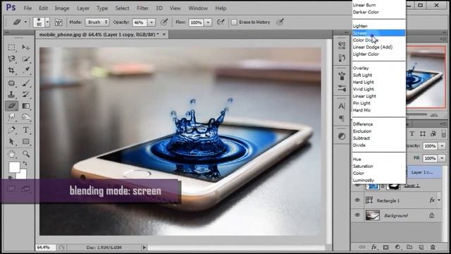 Photoshop Tutorial ~ Create 3D Pop Out Effect смотреть онлайн