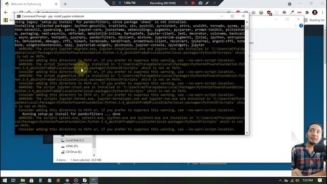Install Jupyter Notebook - Python Package for Data Modeling смотреть онлайн