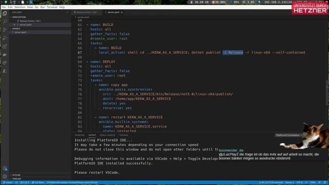 Load Balancer + CI/CD Github Actions !Hetzner ? KEKW as a microservice ? (29.08.2021) смотреть онлайн
