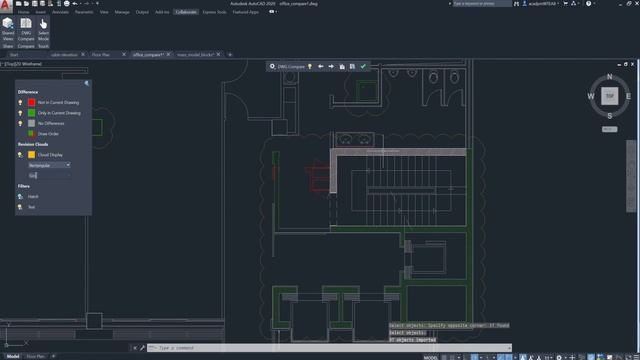 Enhanced DWG Compare in AutoCAD 2020 смотреть онлайн